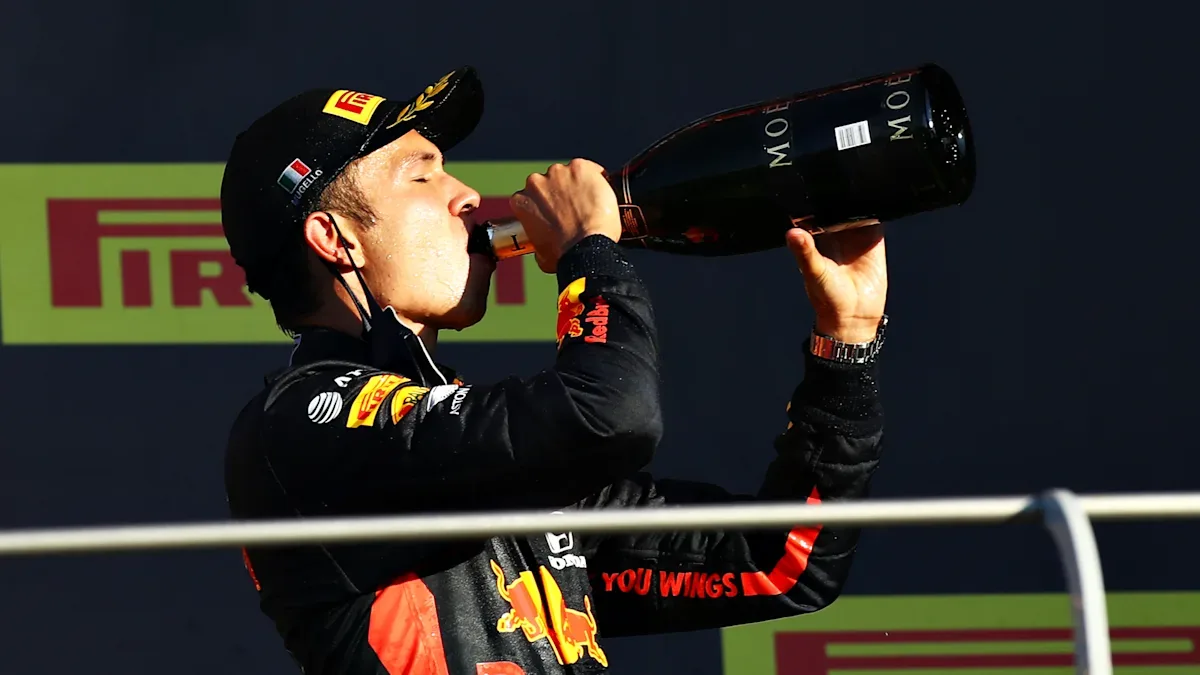 Alex Albon in an official reference photograph