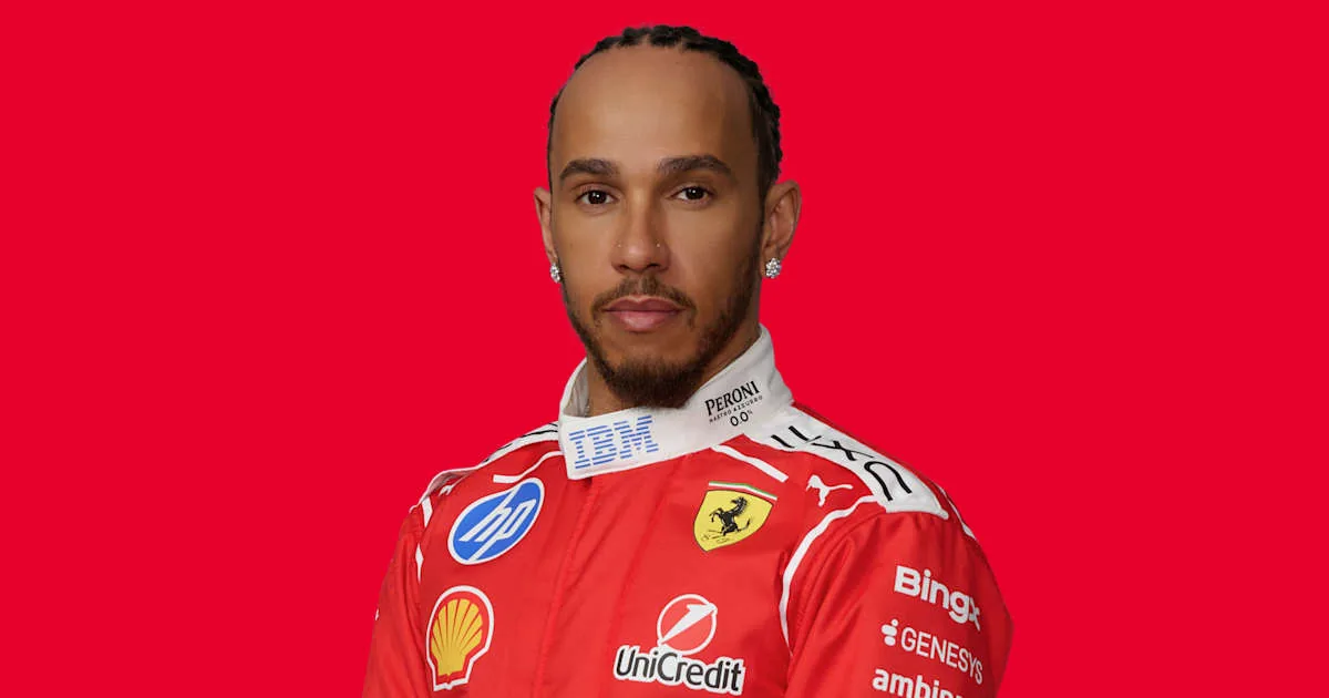 Lewis Hamilton in an official reference photograph