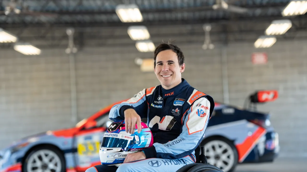 Robert Wickens in an official reference photograph