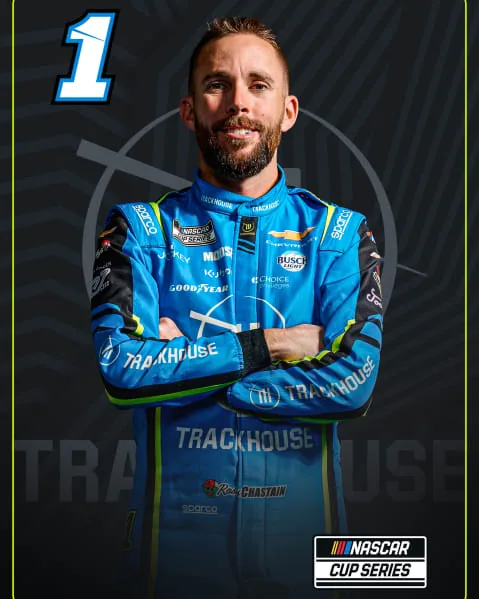 Ross Chastain in Trackhouse official driver artwork