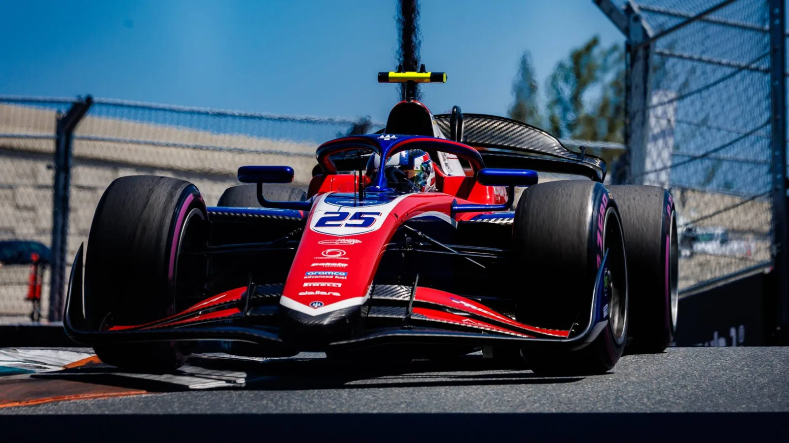 Trident single-seater on track