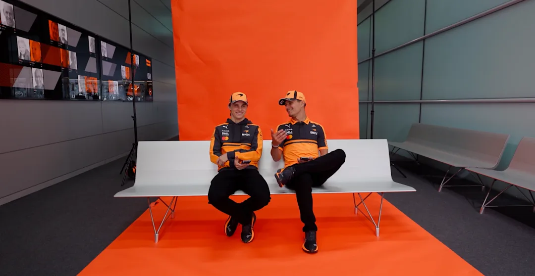 McLaren drivers Lando Norris and Oscar Piastri